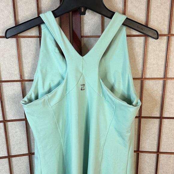 ZELOS Light Green Sleeveless Midi Dress - Picture 5 of 6